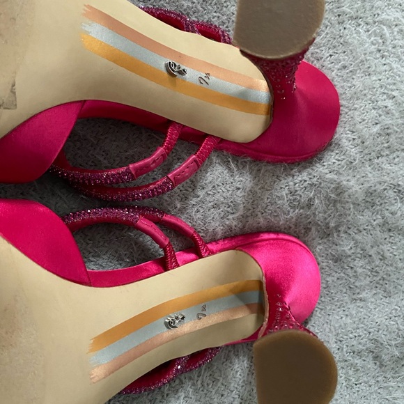 SAM EDELMAN • Women's Agustina Embellished High Heel Mules - Picture 6 of 8